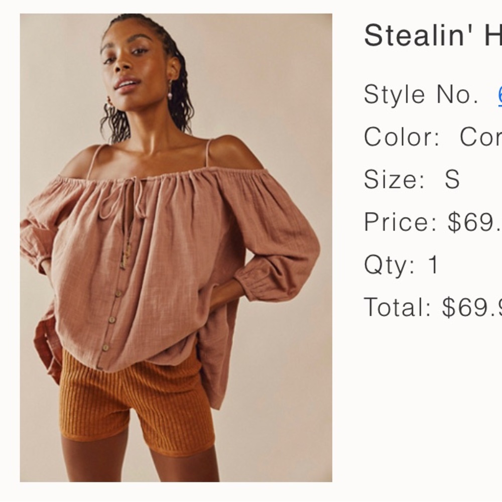 Free People oversized top